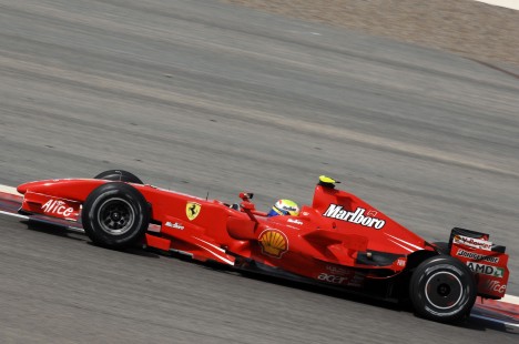 Felipe Massa - tirsdagens hurtigste kører på Sakhir banen i Bahrain.